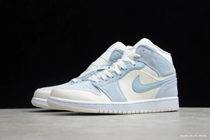Cheap Mixed Air Mid Jordan DA4666-100 1 Blue Textures 0823